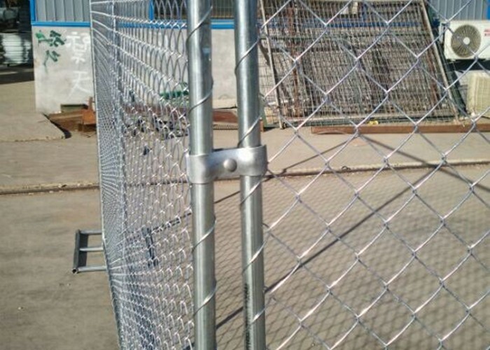 6'X12' Galvanized Chain Link Fence Panels For Commercial Construction