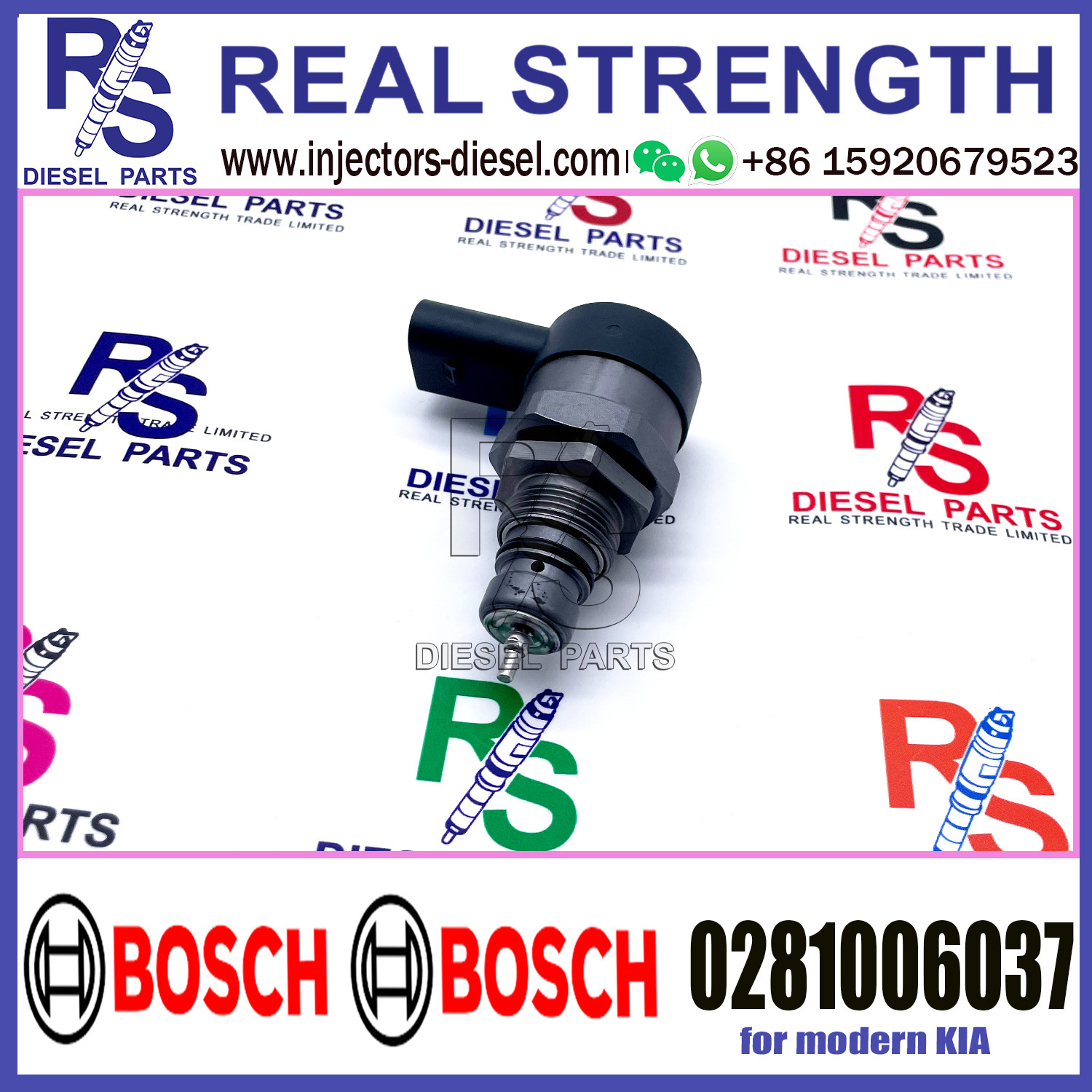 BOSCH Control Valve 0281006037 DRV Regulator Solenoid 0281006037 for modern KIA
