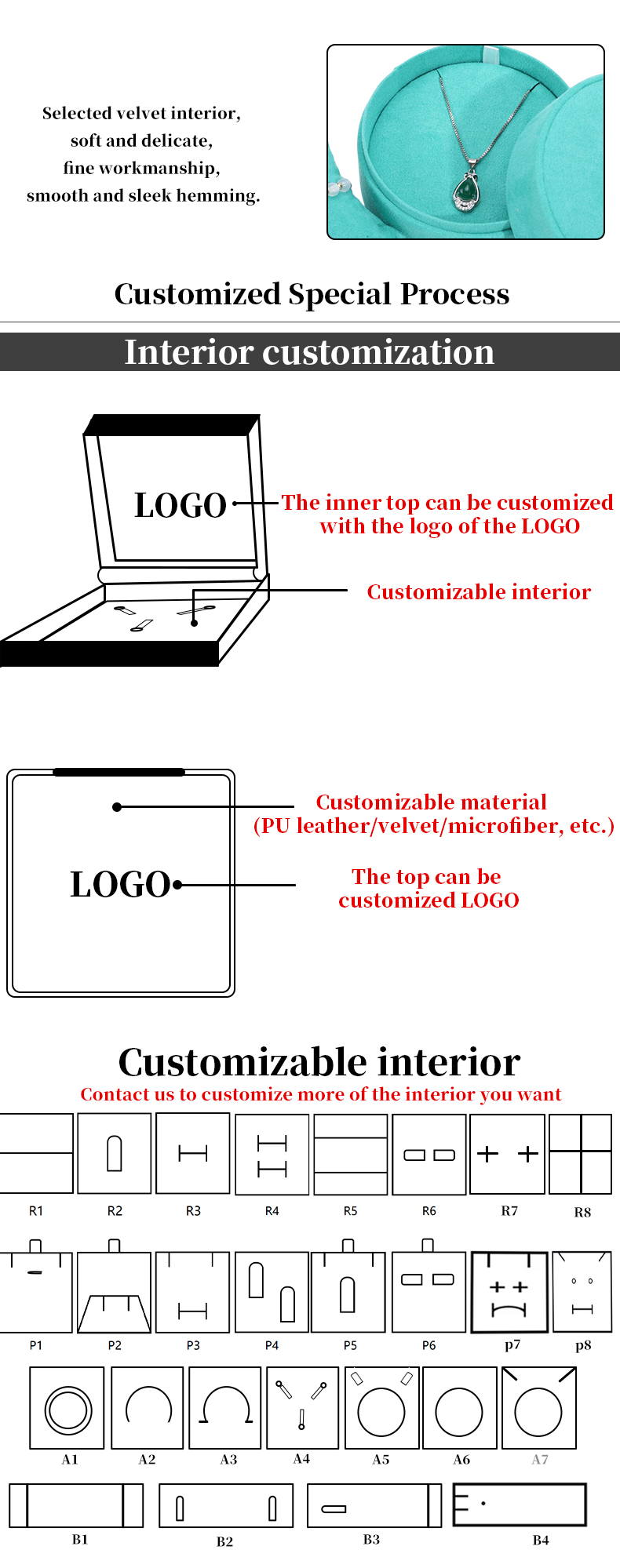 Contact Us for Hanhong Luxury Custom Wedding Engagement Paper Velvet Jewelry Display Box