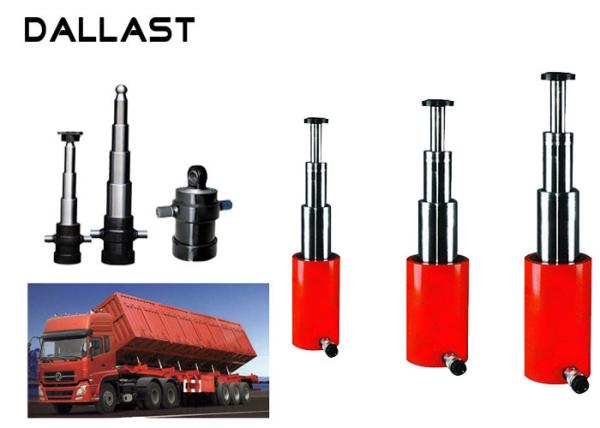 Multi stage Telescopic Hydraulic Cylinder For Press Side Dumper Hydraulic Chrome