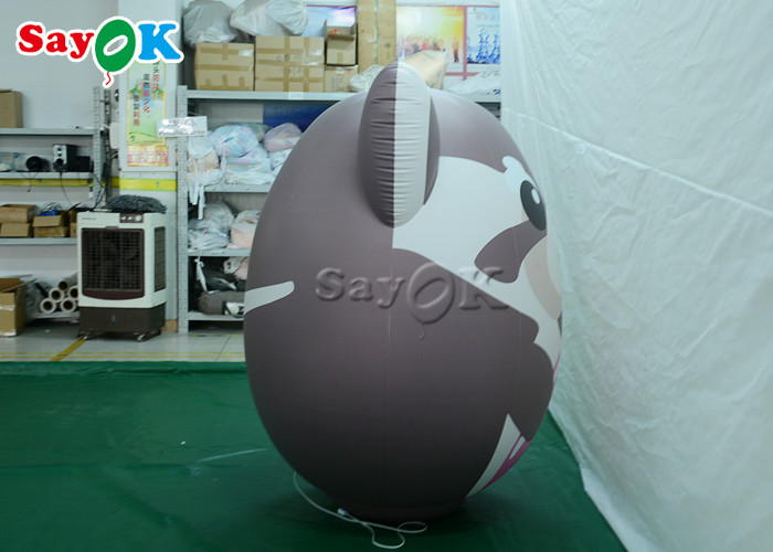 Customized Pvc Lovely Realistic Inflatable Raccoon Model