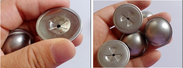 Galvanized Steel Square Self Locking Washers 2.5" Installed Onto Insulation Pins