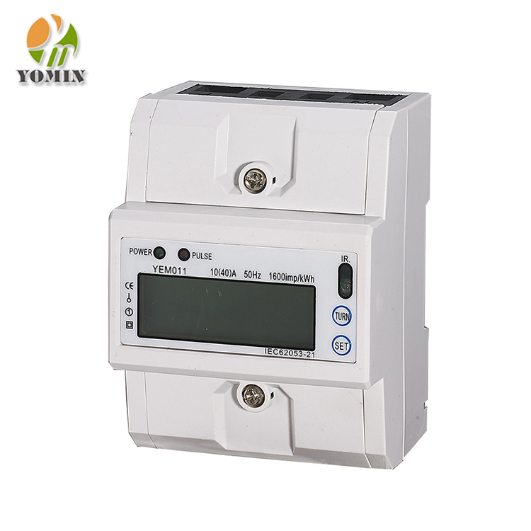 Din Rail Three Phase Modbus Digital Kwh Meter Smart Electric Meters With RS485
