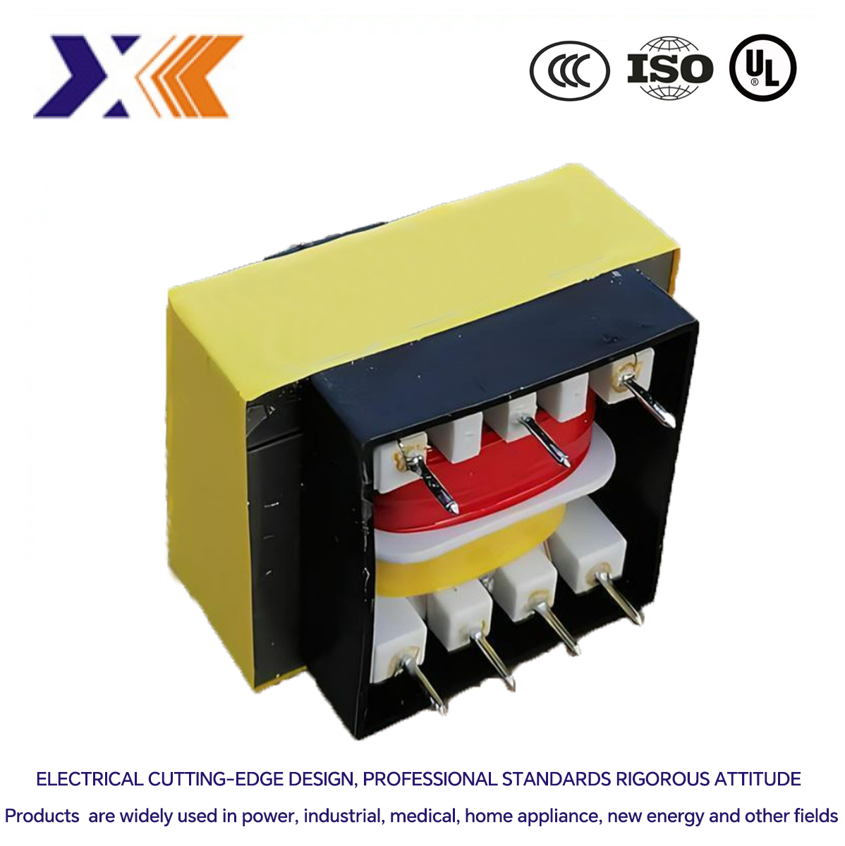 Home Copper Foil WINDINGS 120V 208V 230V 240V 480V 50/60Hz 24V 50va Ei Power Transformer