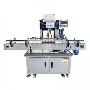China Four Wheels Automatic Capping Equipment Round Bottle Cap Sealing Machine on sale