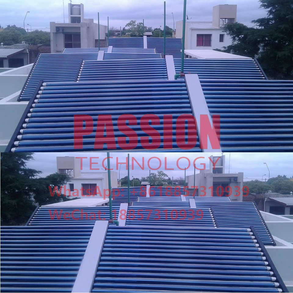60tubes Non Pressure Solar Collector Glass Tube Hotel Hot Water Heater 3000L