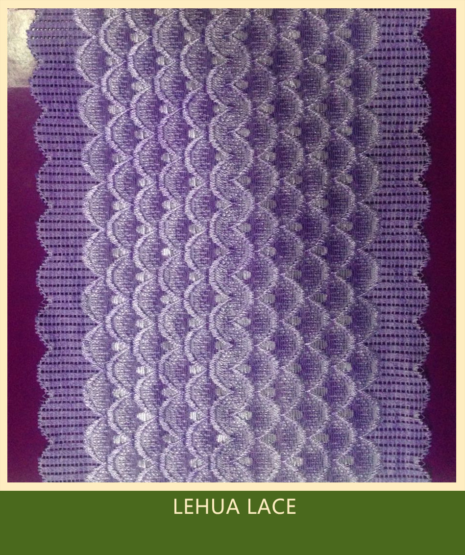 Hot Selling and nice quality Nylon Spandex Stretchy Brazil Lace from China