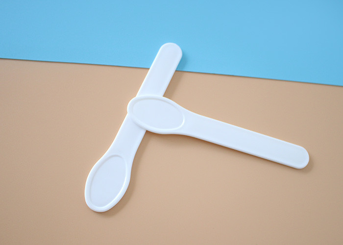 96.7mm HDPP Plastic Cosmetic Spatula Scoop For Skincare Jar