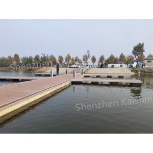 Stable HDPE Commercial Floating Docks Composite Decking Floating Dock
