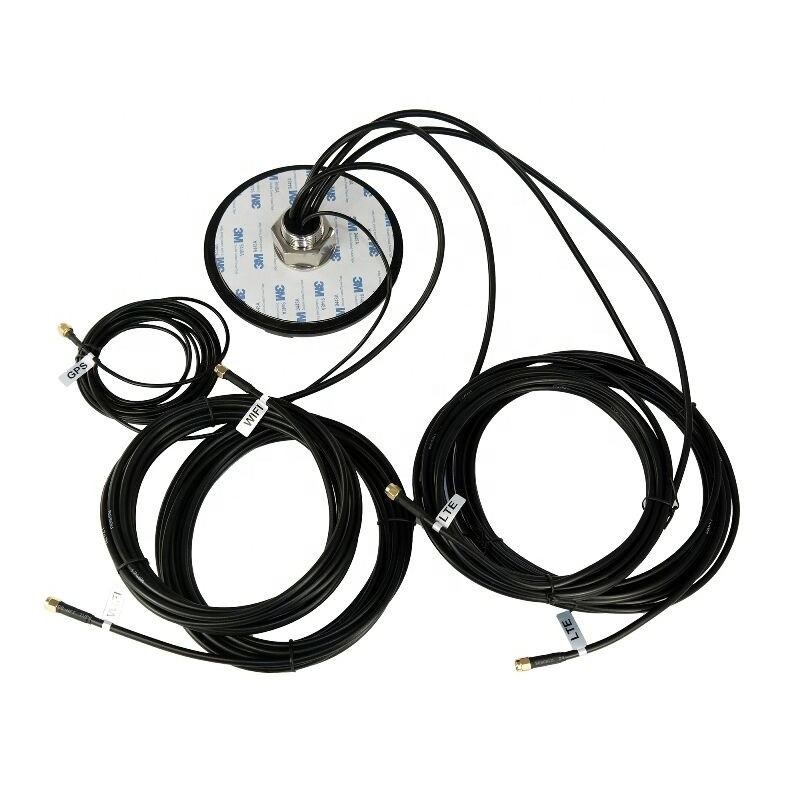 Combo Puck Hockey 4G LTE 5-In-1 Antenna With Waterproof MIMO WiFi 2.4GHz GPS Combination