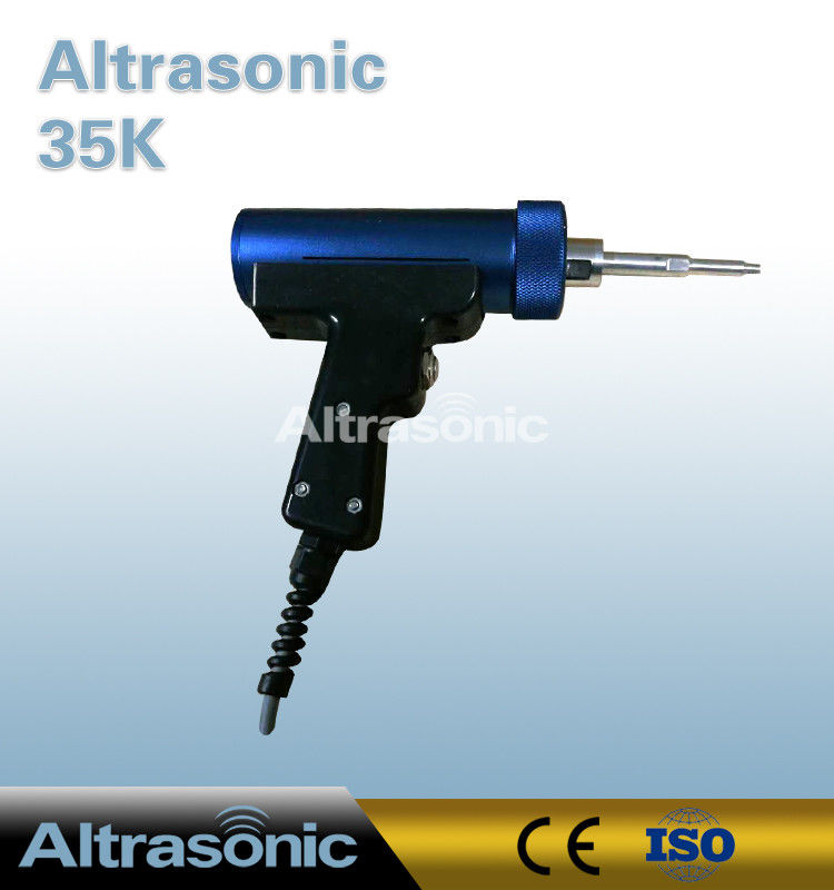 Ultrasonic Spot Welding 35Khz 800W For PCB Parts Gun Type Handheld With Titanium Horn
