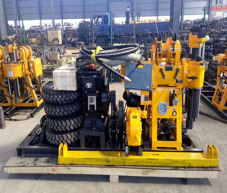 Small 600kg Hydraulic Borewell Drilling Machine 220v For Sewage Disposal