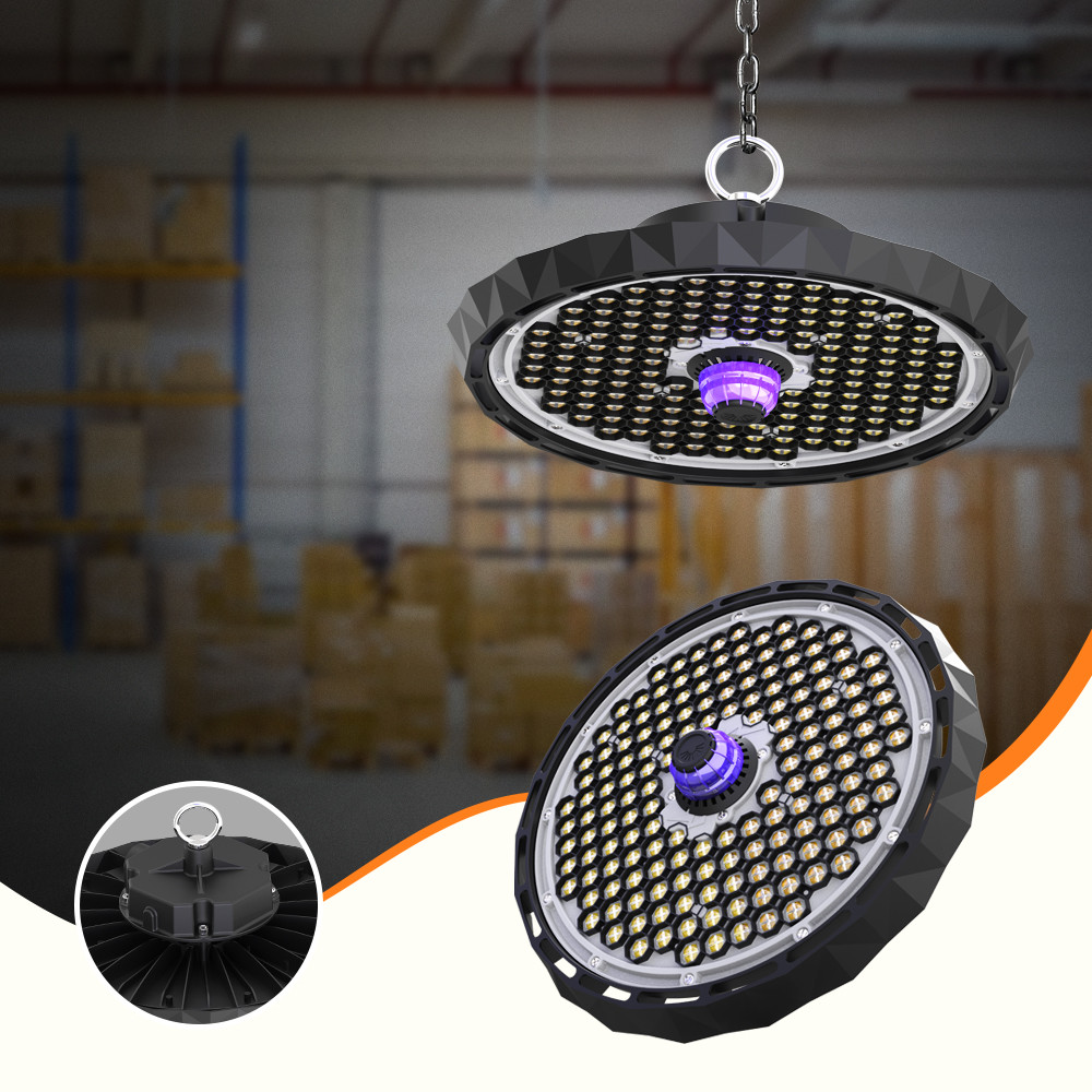60/90° Commercial Microwave Motion Sensor LED Bay Lighting for Indoor/Outdoor Use