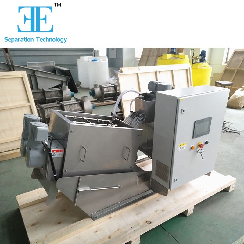 Dried Sludge Screw Press 24kg/H-40kg/H Dewatering Screw Press Machine