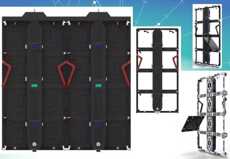 Outdoor RGB LED Video Wall Display Rental P3.91 - P6.25 500mm X 1000mm Cabinet Size