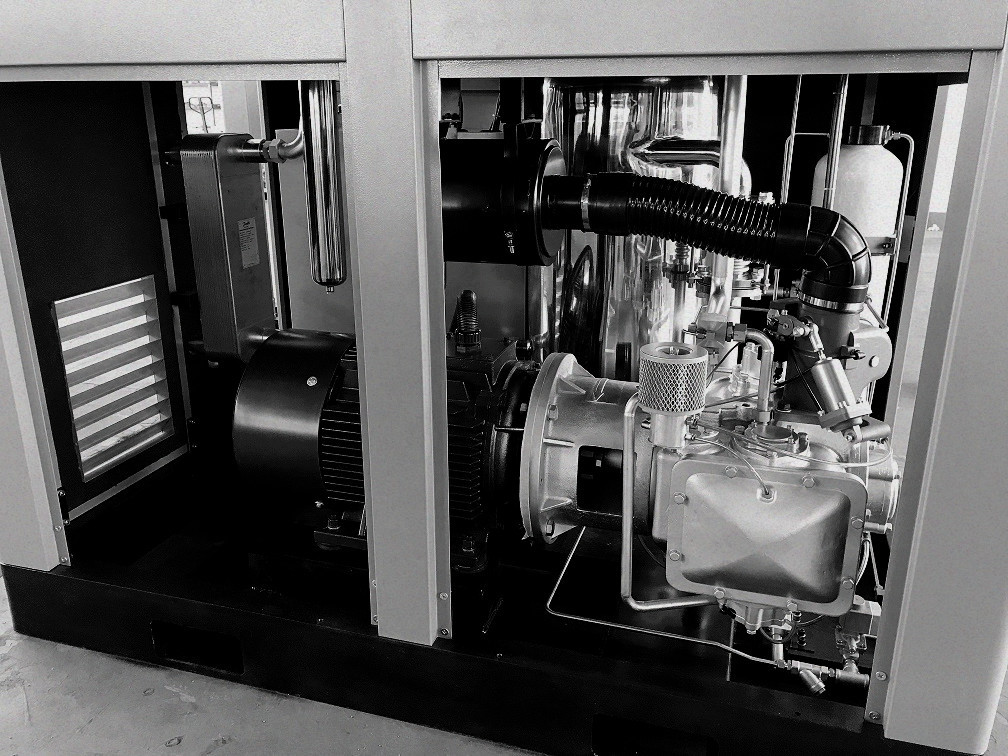 200kw/270hp 8bar/116psi water cooling water lubrication oil free screw air compressor oil free air compressor