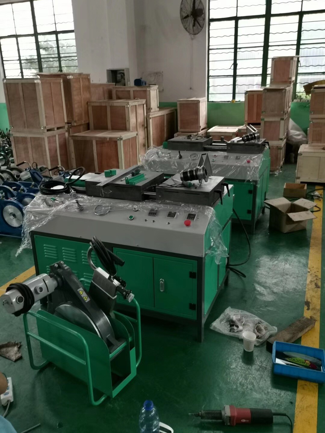Workshop Field Saddle Fusion Pipe Fitting Machine Hdpe Fabrication
