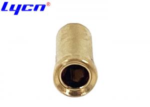 China Screw Machine Terminal Gold Plated Connector Pins Copper 3.0mm Receptacles on sale