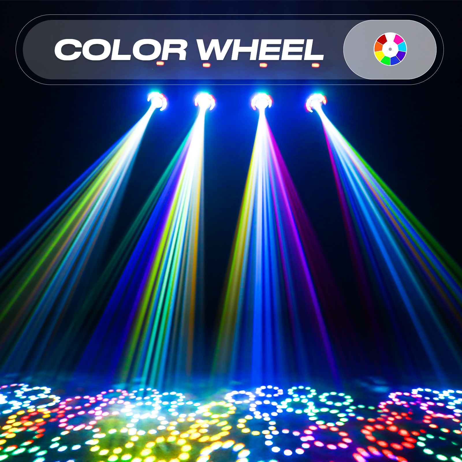 4100K 120W Disco Stage Light Indoor Work Light Rgb Disco Laser Light