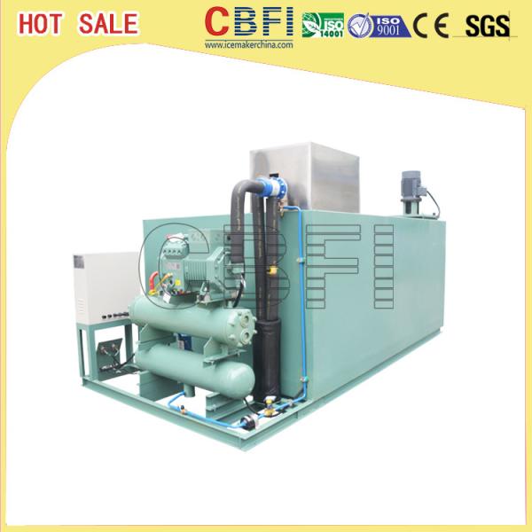 10 Tons / Day Commercial Ice Block Maker , Outdoor Ice Maker With Stainless