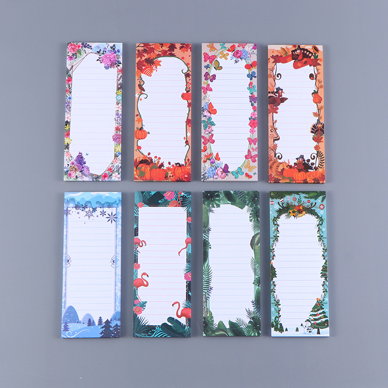 8cmx16cm Diary Journal Notebook , Grocery List Magnetic Pad For Fridge