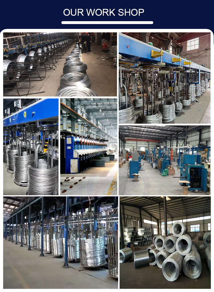 Bright Matt Surface Galvanized Steel Wire for Fencing Q195 Q235 Galvanized Electric Fence Wire 1.6mm Making Small Tools