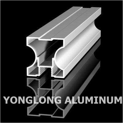 T5 , T6 Temper Aluminum Curtain Wall Profile Lenth Or Shape Customized