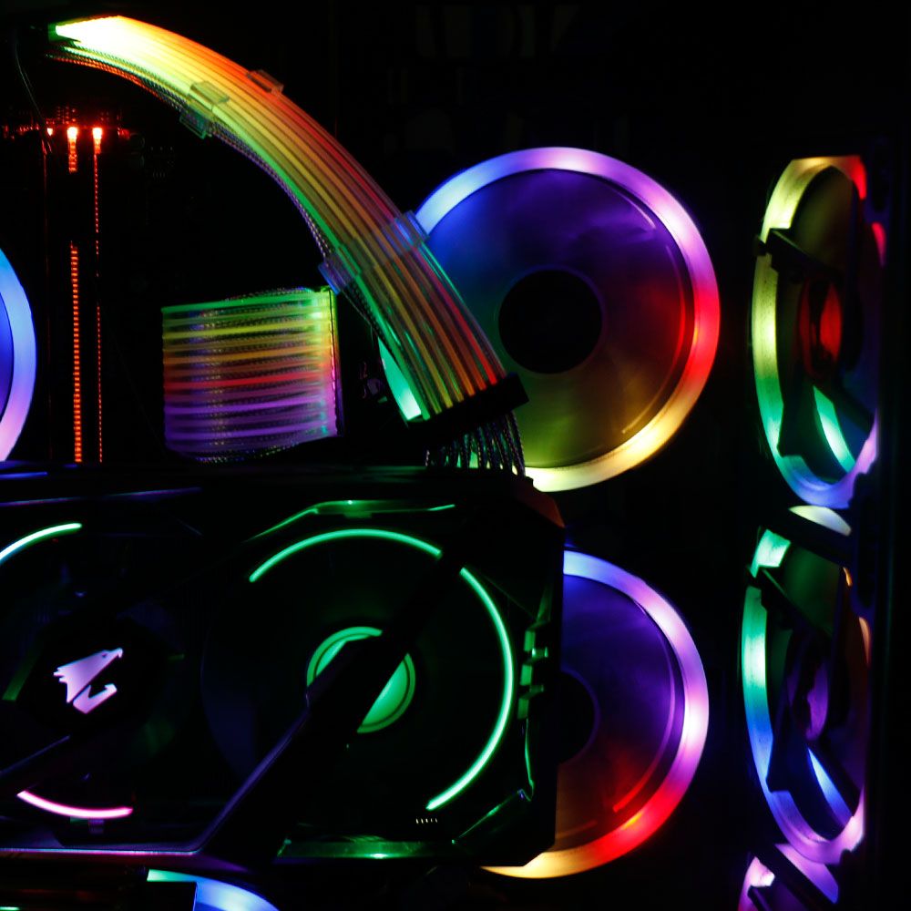 Qingsea ODM 12p to 2*8p Neon Flex RGB Led Synchronized RGB Cable Male to Female Extension Electrical