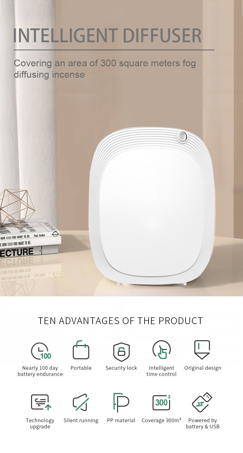 Whisper Quiet Electric Aroma Diffusers 150ml Aroma Fragrance Diffuser