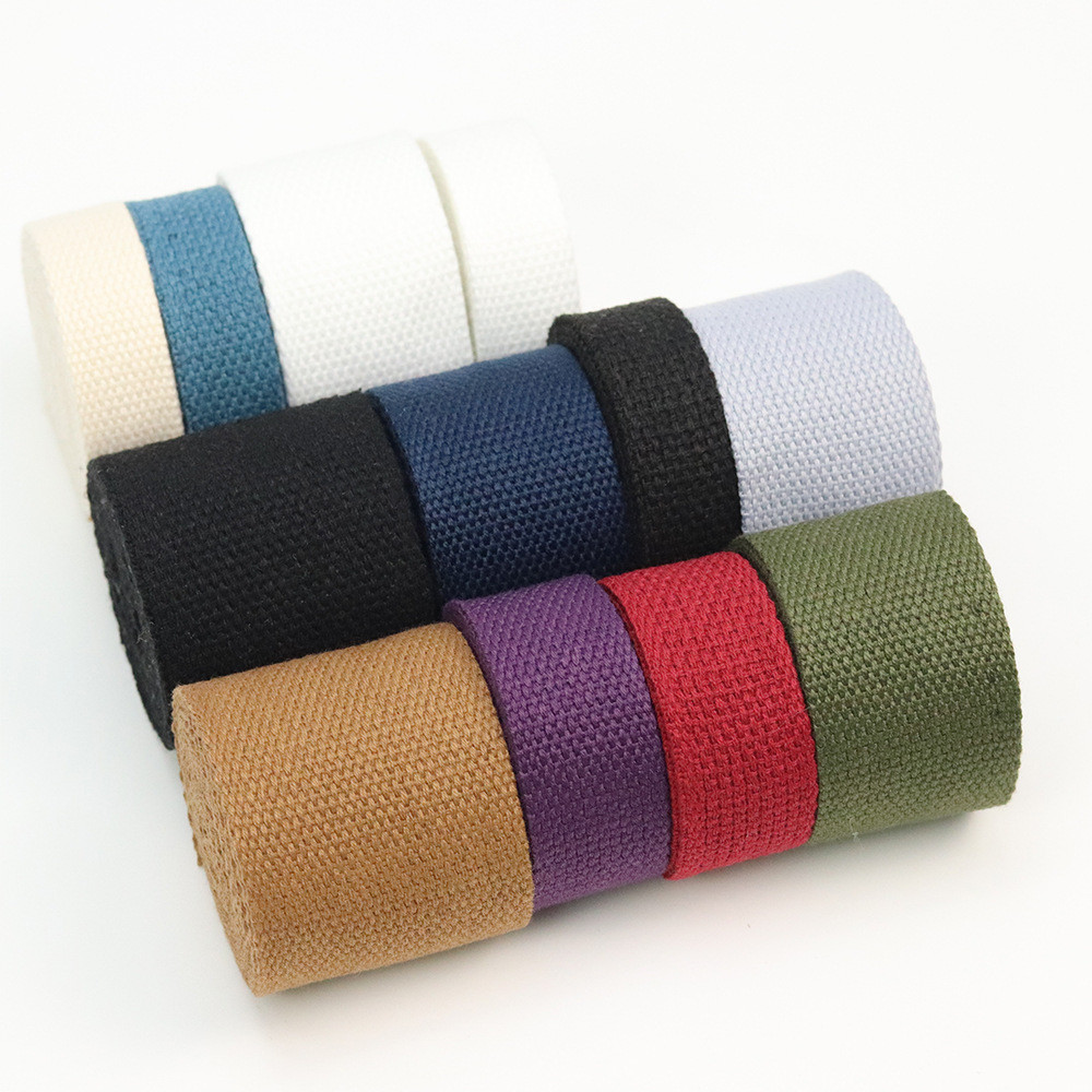 Plain Design Black Cotton Ribbon ODM 100 Cotton Grosgrain Ribbon