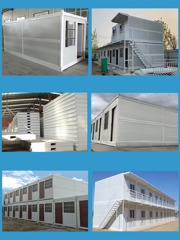 Standard 40ft Folding Container House Mobile Flat Pack Prefab Home