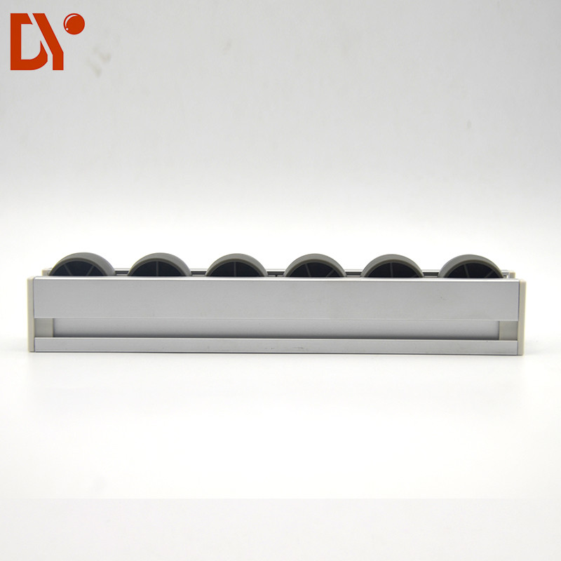 28mm Roller Track Hardware Sliding Lean Pipe Clamp Joints Device