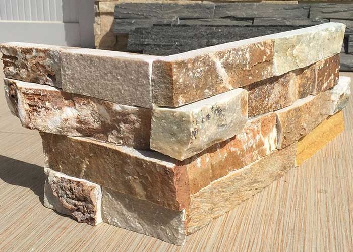 Natural stone Yellow or gray or green Slate Culture Stonecorner stone