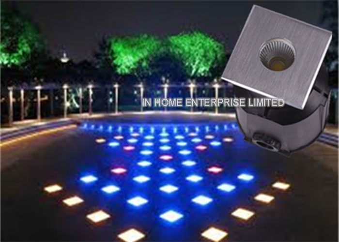 3w One Side Emitting In Ground Led Lights Stainless Steel For Landscape Garden
