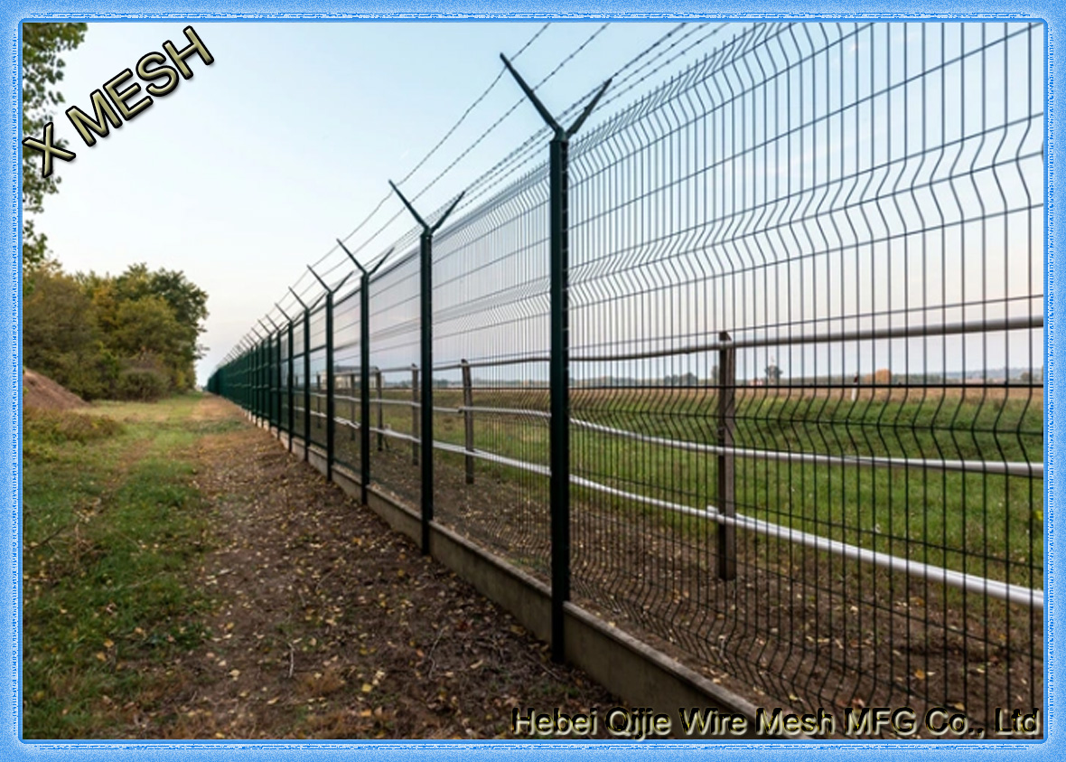 Perimeter Coated Welded Wire Fence Steel-P0005