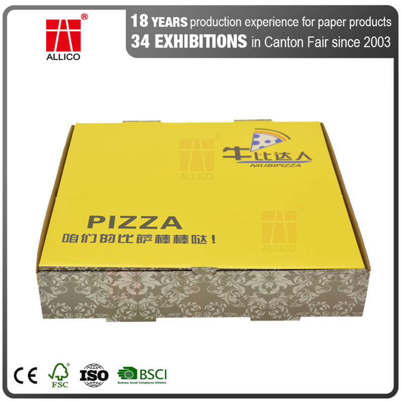 1200GSM Custom Printed Pizza Boxes
