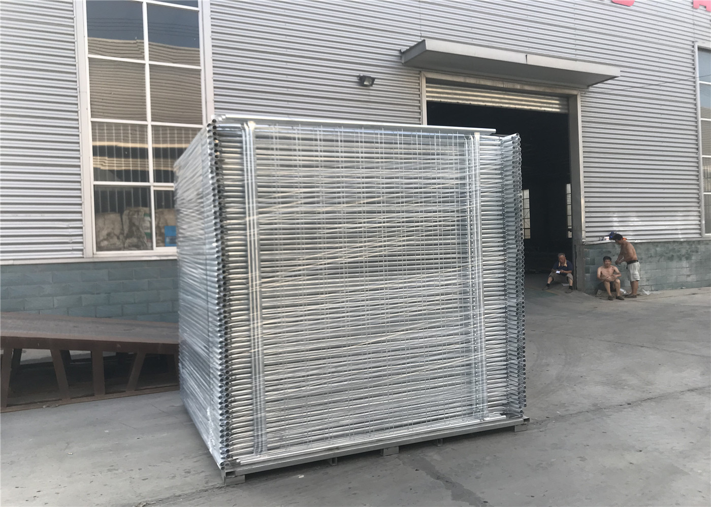 Hot Dipped Galvanized In Zinc Bath Temporary Security Fencing Panels 2100mm*2400mm Melbourne AS4687-2007