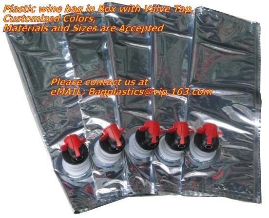 Aseptic Soap Milk Juice Water Red Wine Pack Plastic Bag In Box 5 L With Spout Tap,2L 3L 5L plastic valve wine bag in box