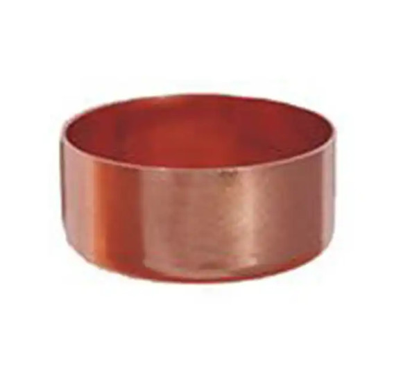 150 PSI Pressure Rating Copper Pipe Protection Cap with Polished Finish