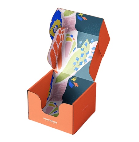 Corrugated Board Custom Print Colorful Cartoon Shipping Mailer Folding Boxes With Logo