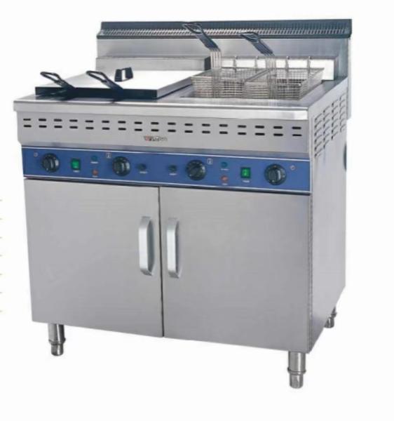 Stainless Steel Electric Fryer with 220-240V Voltage for Frying Food at 0.C~300