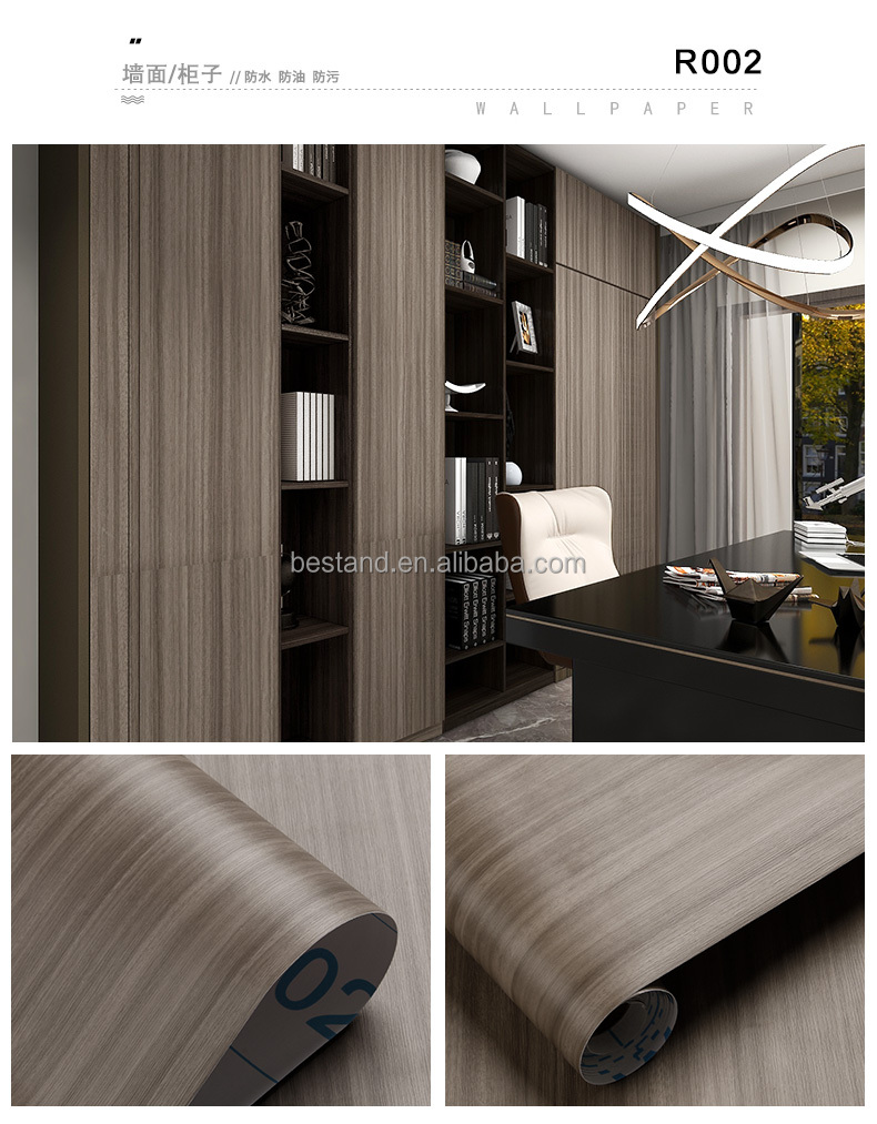 Anti-Static Vinyl Wood Texture Peel and Stick 3D Wallpaper for Vintage Wood Design Contact Paper Sticker 1.96ft * 6.56ft