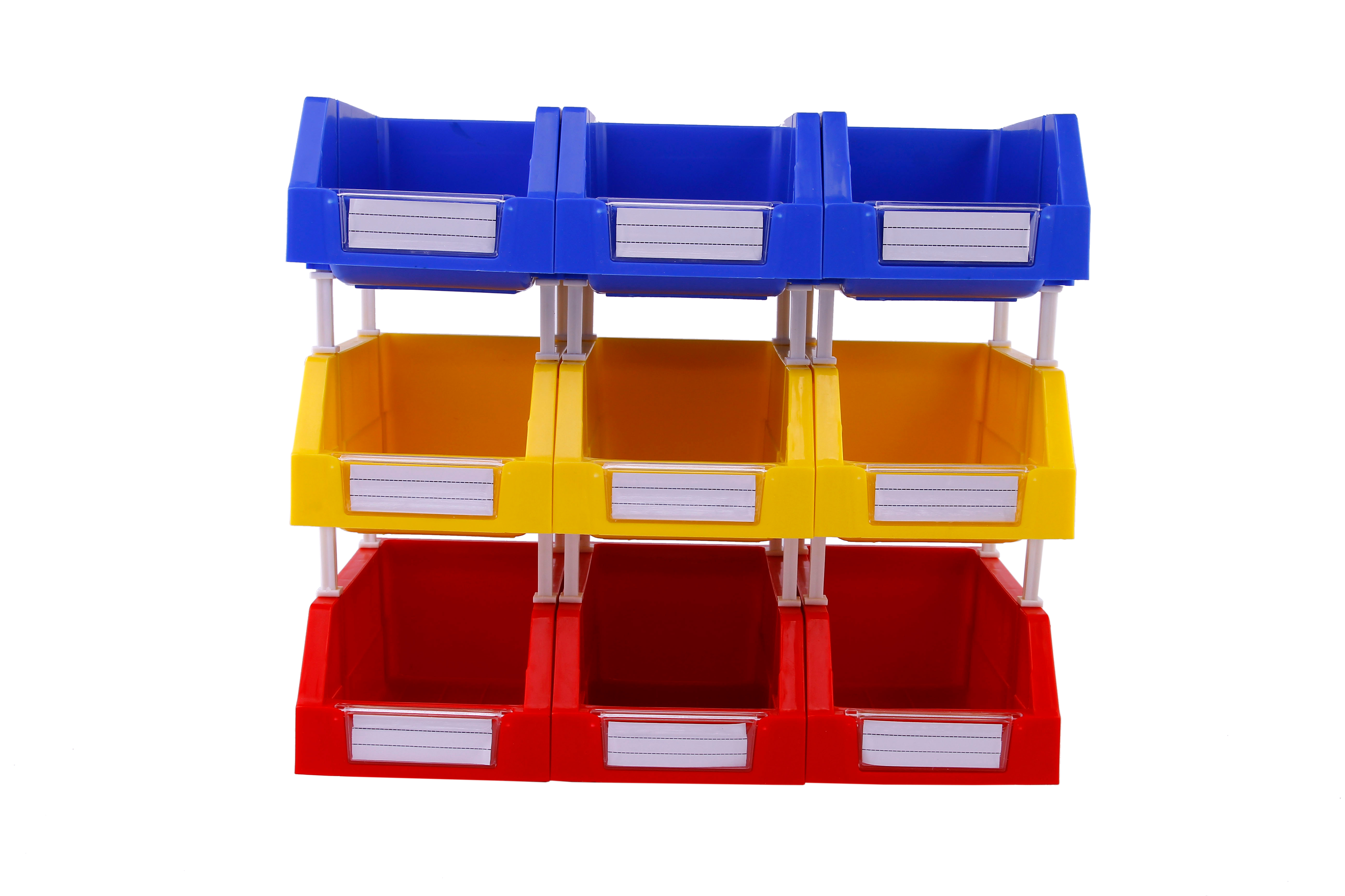 Solid Box Style Plastic Storage Container for Neat and Tidy Workbench Organization