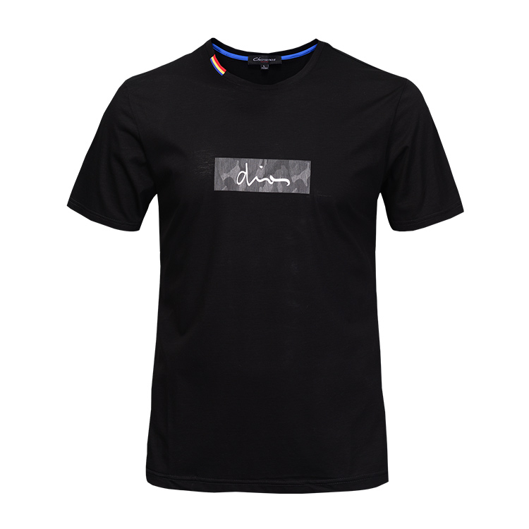 100% Cotton Men Polo Style T Shirt Custom Design Environmental Protection