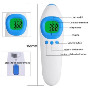 Smart Sensor Label Medical Grade Forehead Thermometer , Forehead And Ear Thermometer Manufactures