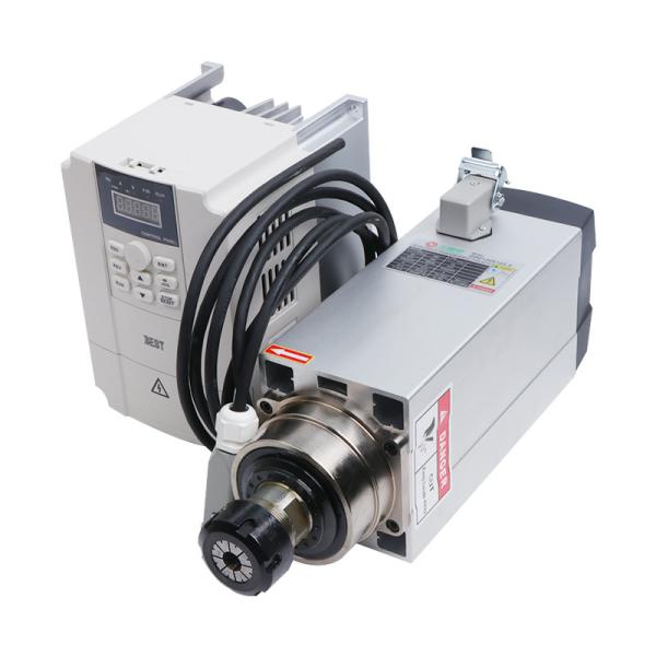 6KW Cnc ER32 Air Cooled Spindle Motor for High Speed 18000rpm Woodworking