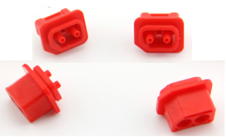 ISO13485 Approved Nibp Cuff Connectors 2.5M Tube Red Plastic Connector