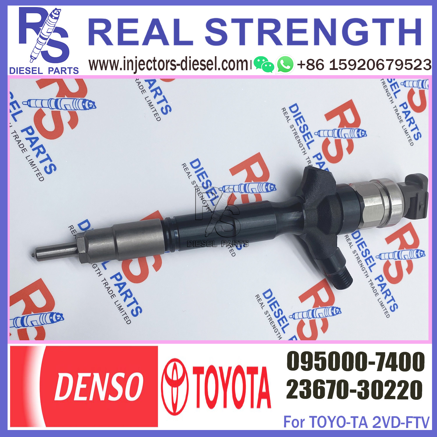 0950007400 Common Rail Diesel Injectors 095000-7400 Unit Injector 095000 7400 For Toyota Hilux