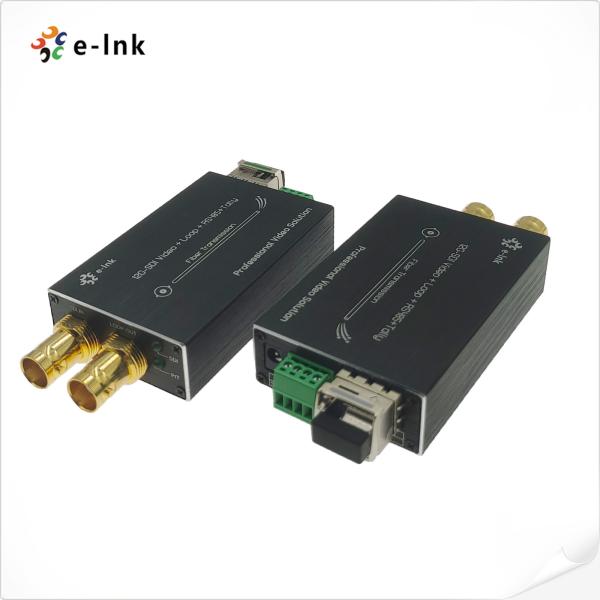 60Hz 12G SDI Fiber Converter for Sports Video Streaming Broadcasting 3840 * 2160