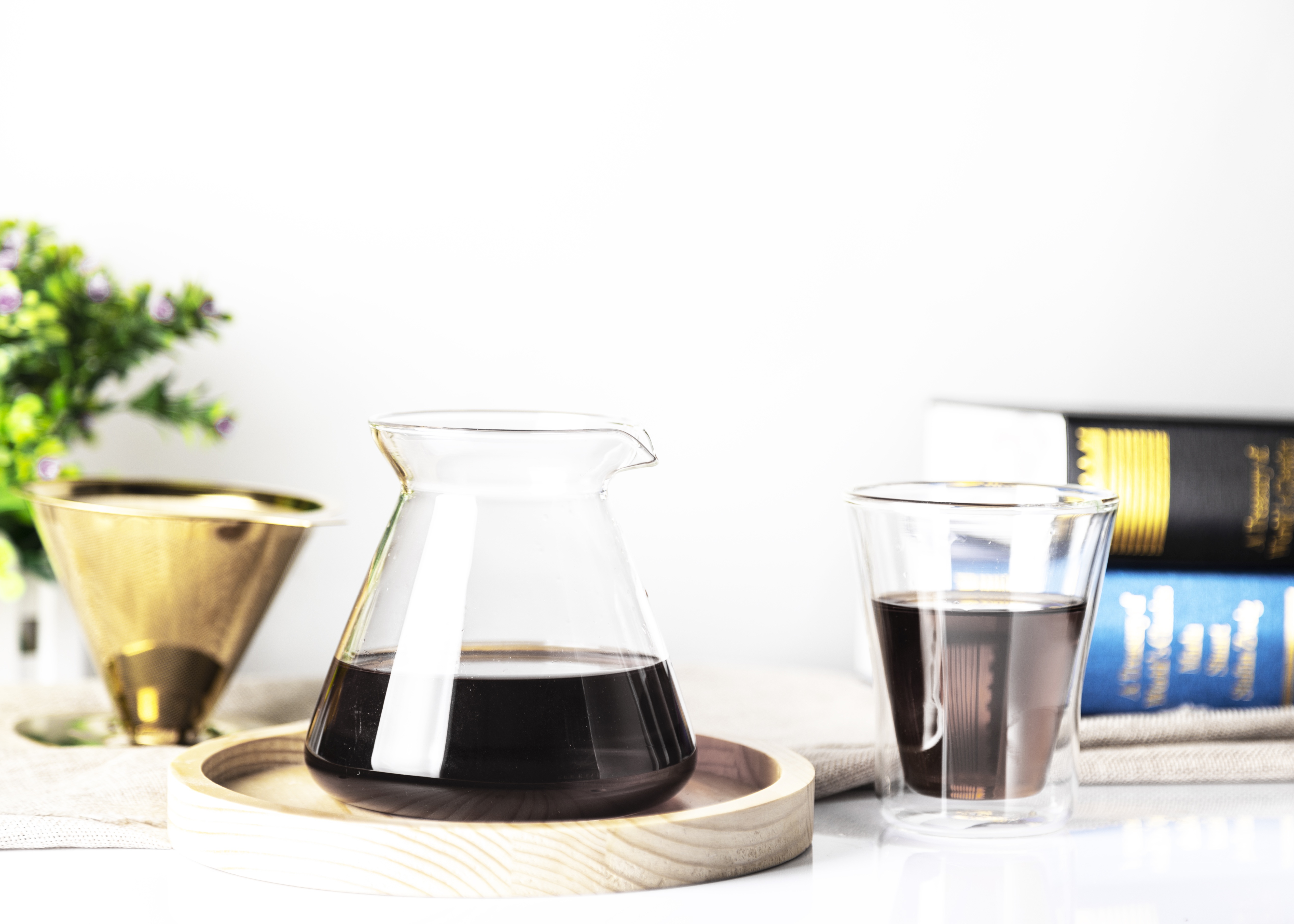 Tangson 500ml Glass Drip Coffee Maker, Borosilicate Coffee Mug Household Use